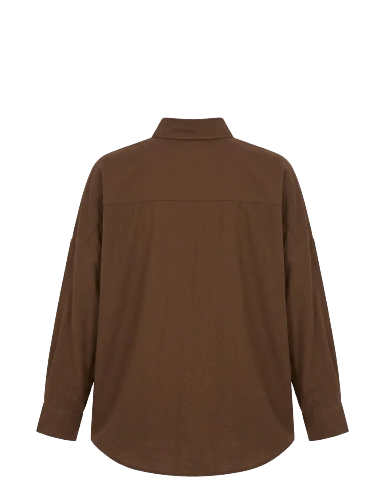Luxzuz - Alexandrine Shirt - langærmede skjorter - dark brown - 2