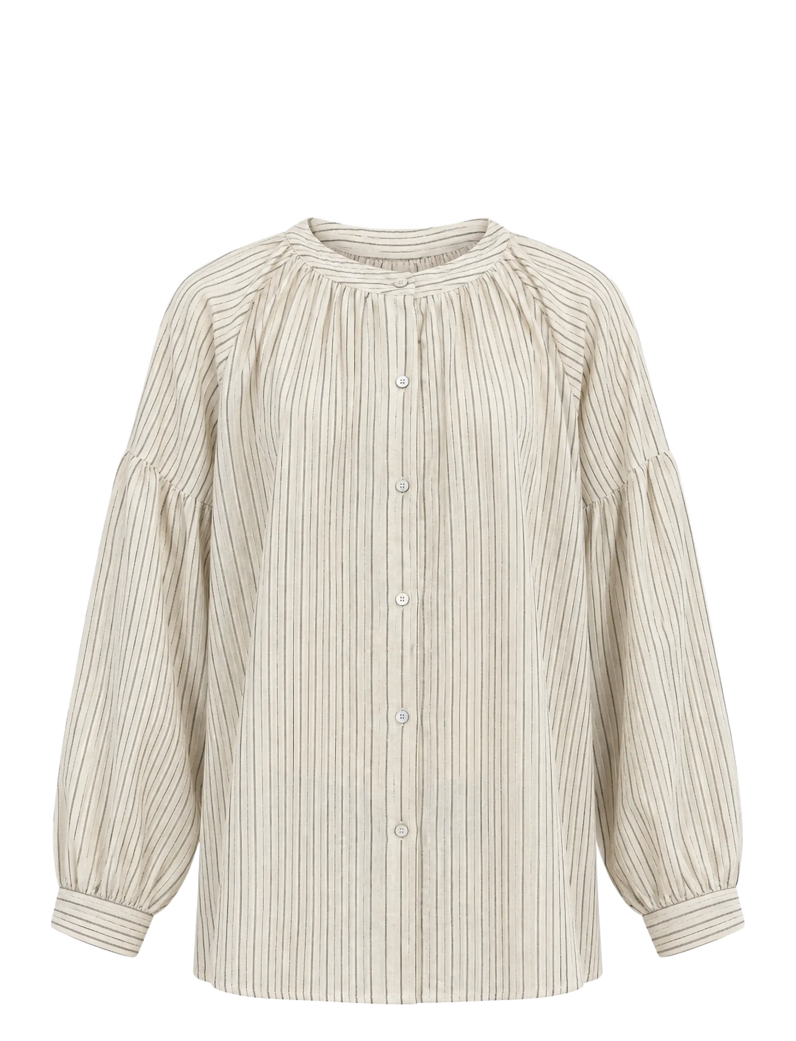 Luxzuz Alise Shirt - Langærmede skjorter - SOFT ECRU / cream