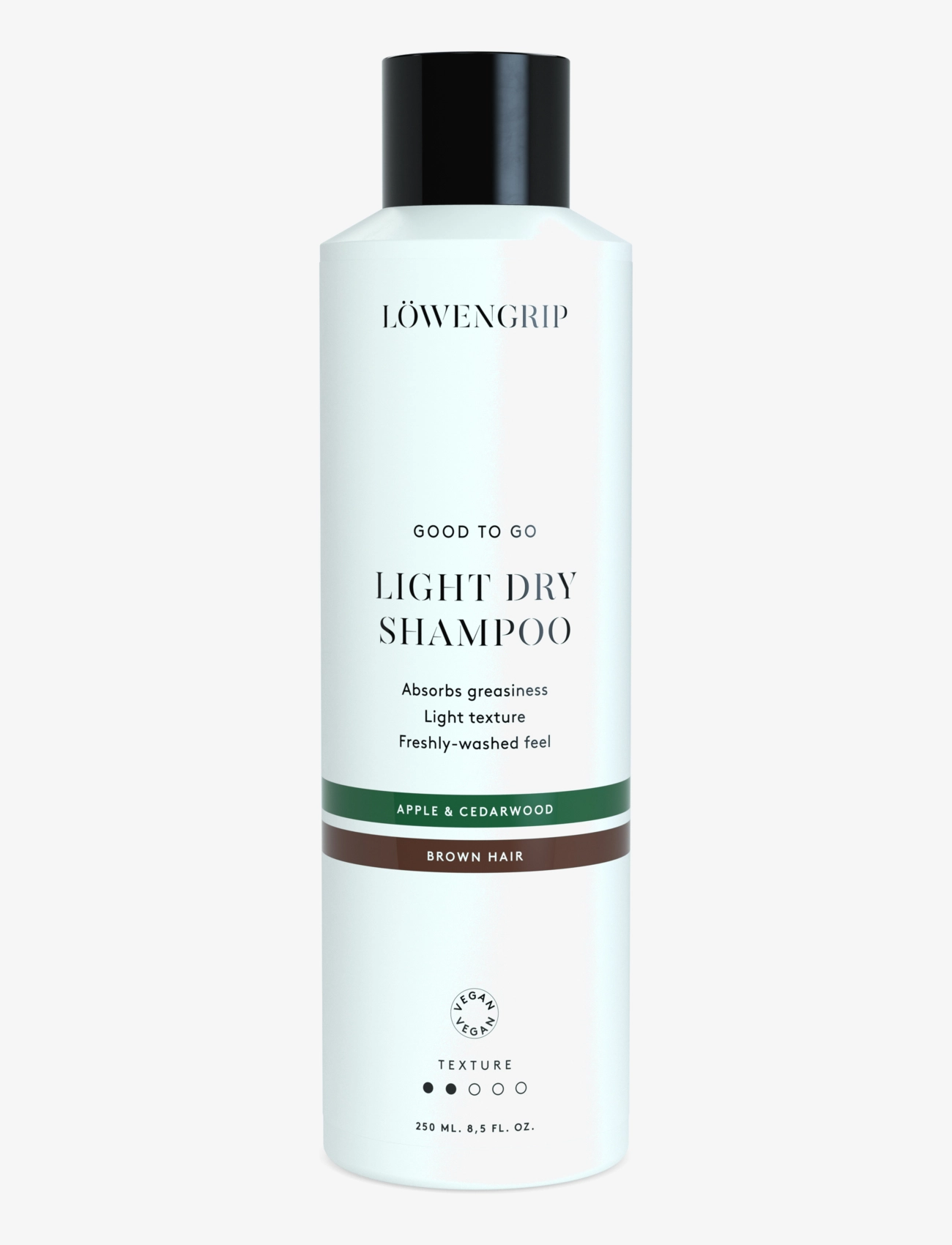 Löwengrip Good To Go Light (Apple & Cedarwood) Dry Shampoo For Brown Hair, Tørshampoo, Nude, Str: 250 ml