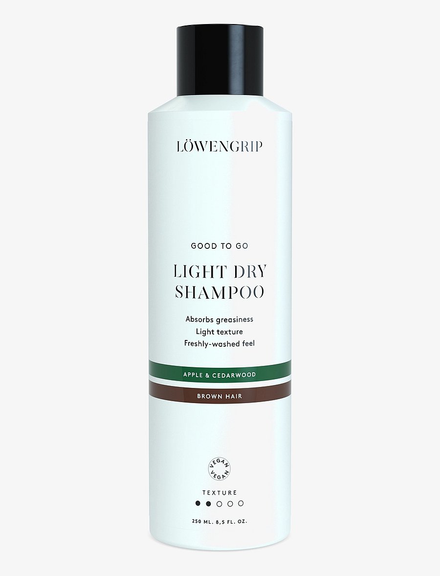 Löwengrip - Good To Go Light (apple & cedarwood) Dry Shampoo For Brown Hair - tørshampoos - clear - 0