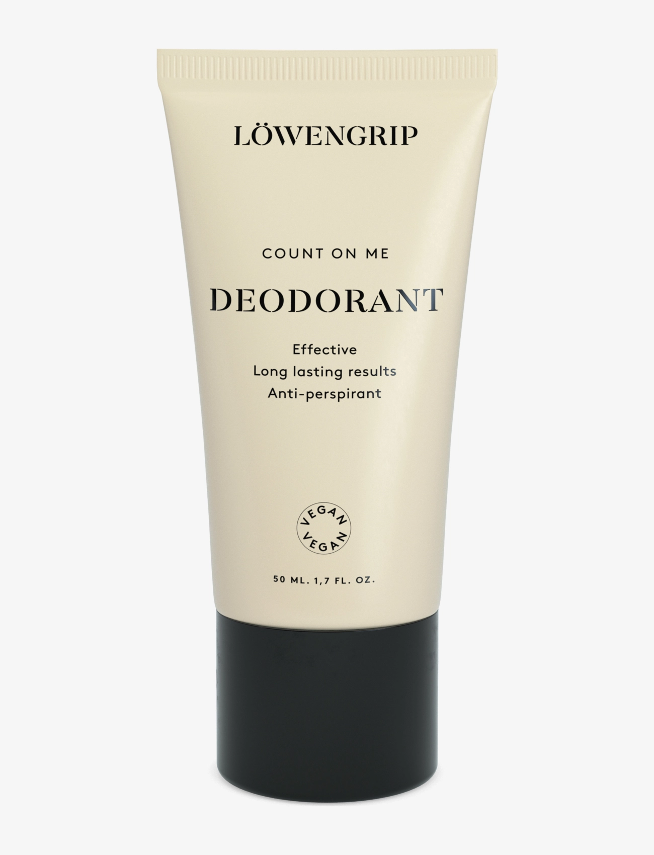 Löwengrip Count On Me Deodorant, 50 ml, Nude, Creams & Wipes, Creams & Wipes, Dame