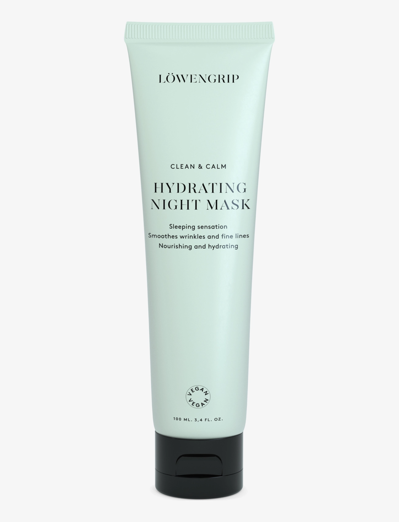 Löwengrip Clean & Calm Hydrating Night Mask, 100 ml, Nude, Ansigtsmasker > Fugtgivende Maske, Dame
