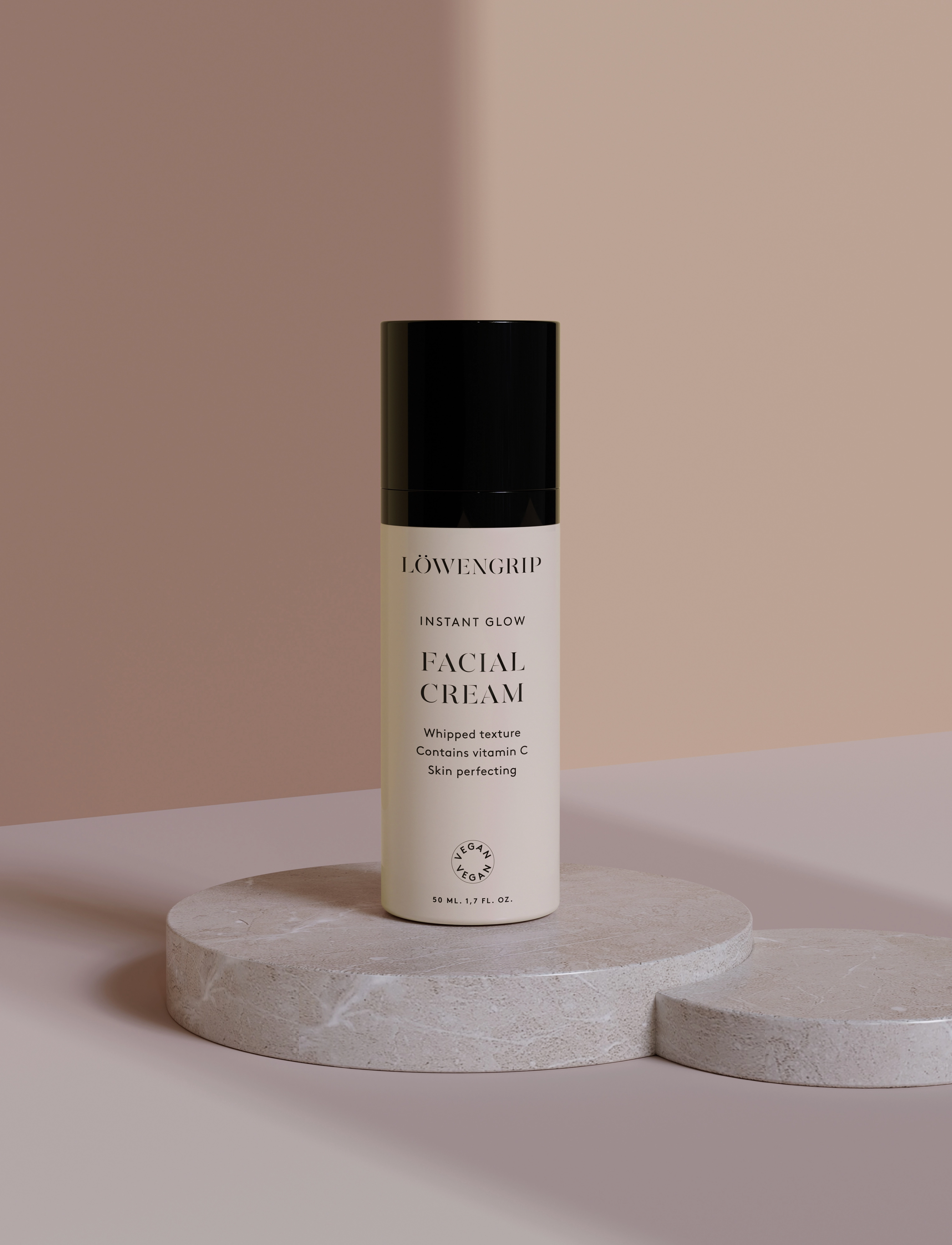 Löwengrip Instant Glow Facial Cream, 50 ml, Nude, Fugtighedscreme > Dagcreme, Dame