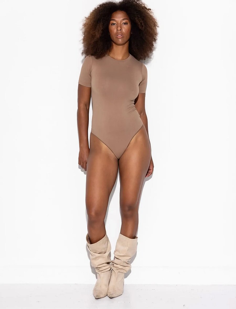 LYKKELAND ateliér - Fearless Bodystocking - Nougat - nougat - 0