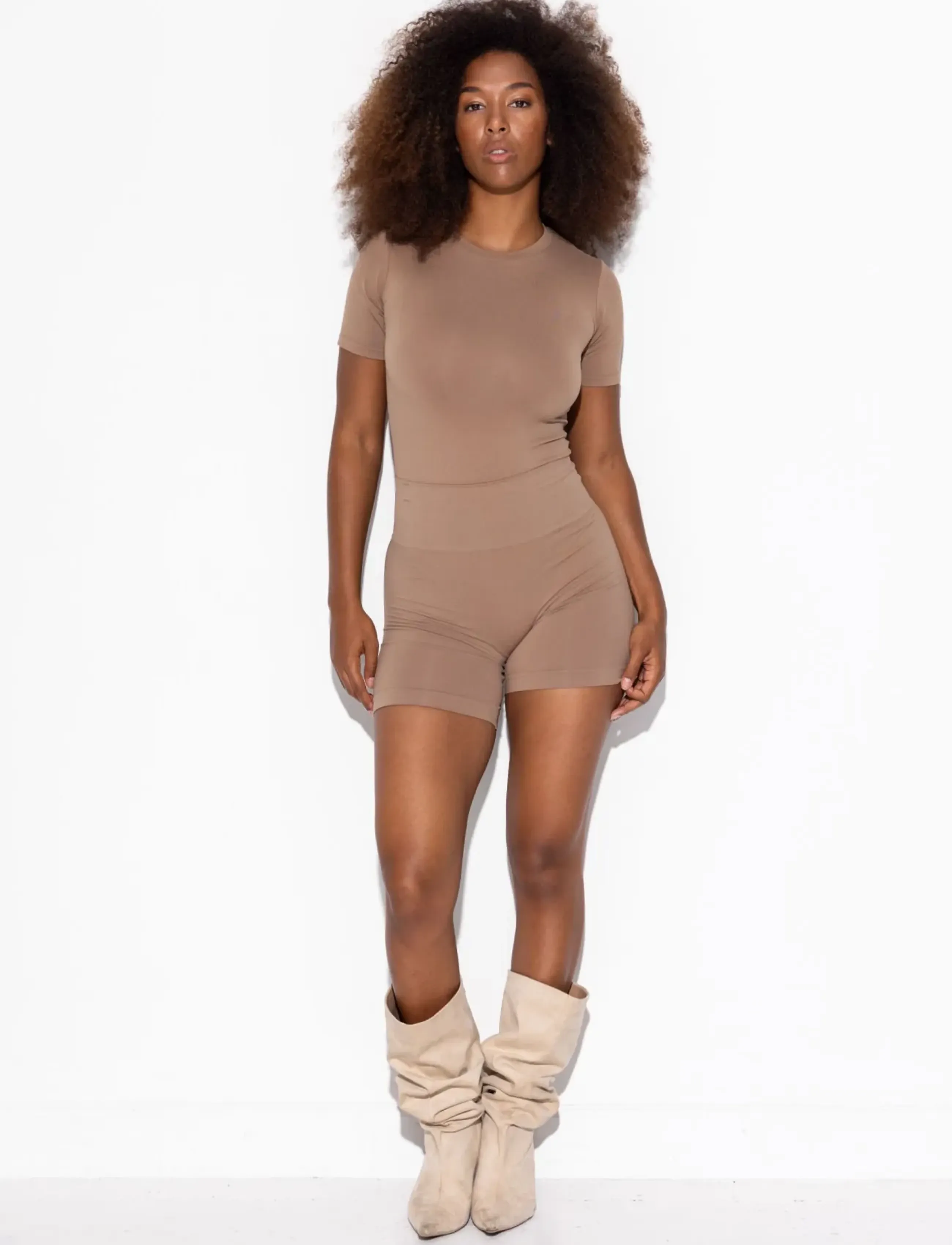 LYKKELAND ateliér - Fearless Bodystocking - Nougat - nougat - 5
