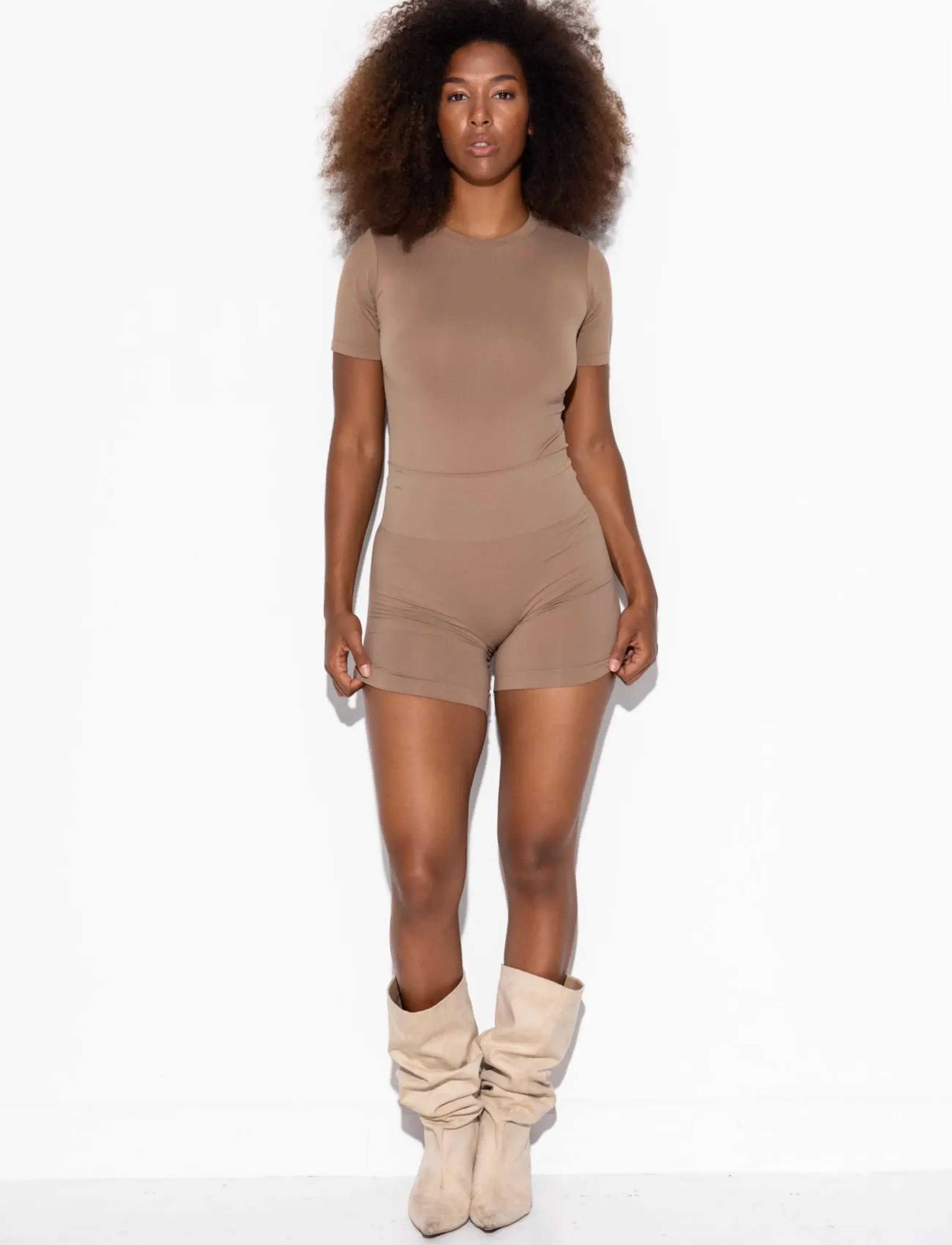 LYKKELAND ateliér - Honest Midwaist - Nougat - nougat - 3