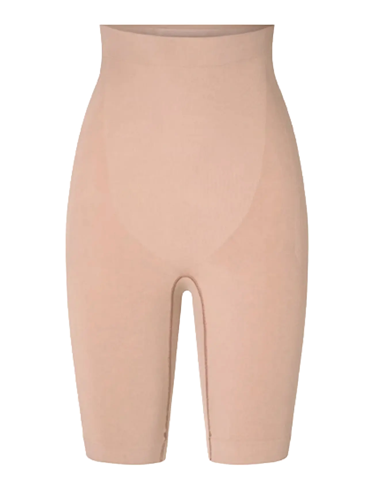 LYKKELAND ateliér Alturra Highwaist Shaping shorts - Tan - Festtøj - TAN / beige