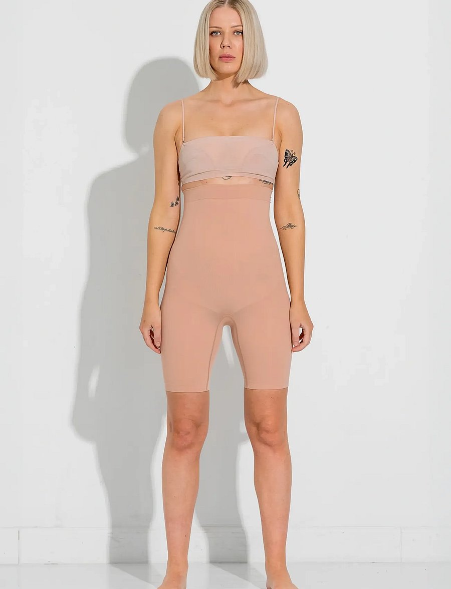 LYKKELAND ateliér - Alturra Highwaist Shaping shorts - Tan - shapewear hosen - tan - 4