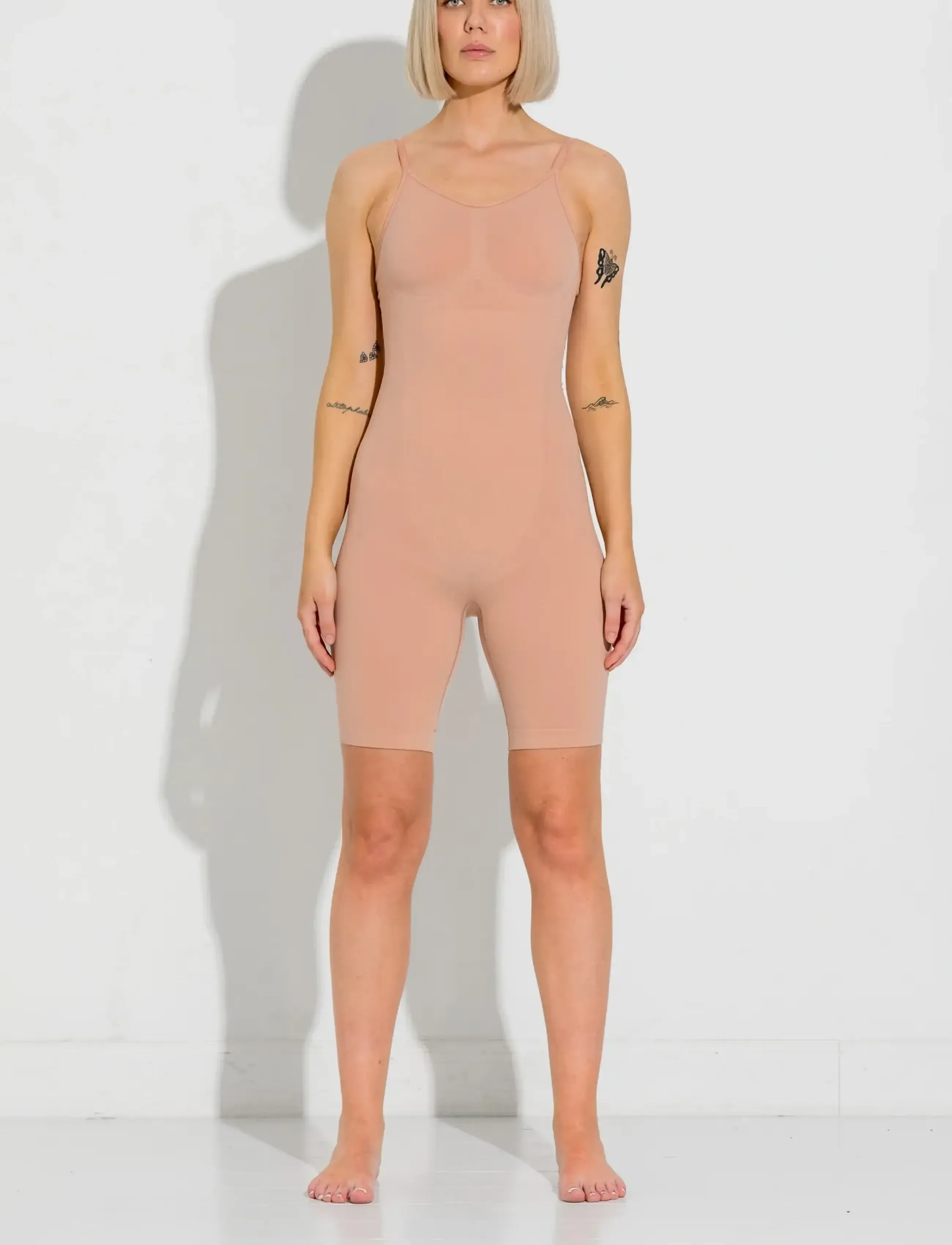 LYKKELAND ateliér Contour Shapewear Bodysuit Tan, 48-52, Shapewear, Beige - Oberteile, Frauen