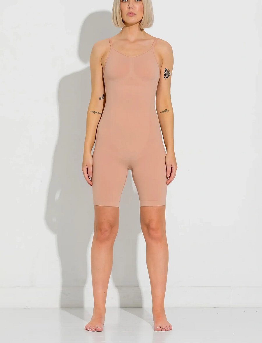 LYKKELAND ateliér - Contour Shapewear Bodysuit - Tan - formgivende underdeler - tan - 0