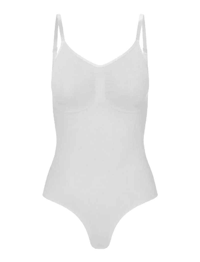 LYKKELAND ateliér - Coco Shapewear Bodysuit - White - shaping nederdelar - white - 1