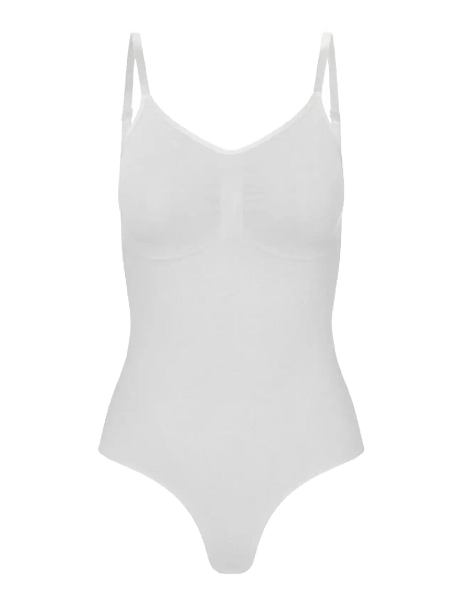 LYKKELAND ateliér - Coco Shapewear Bodysuit - White - shapewear hosen - white - 1