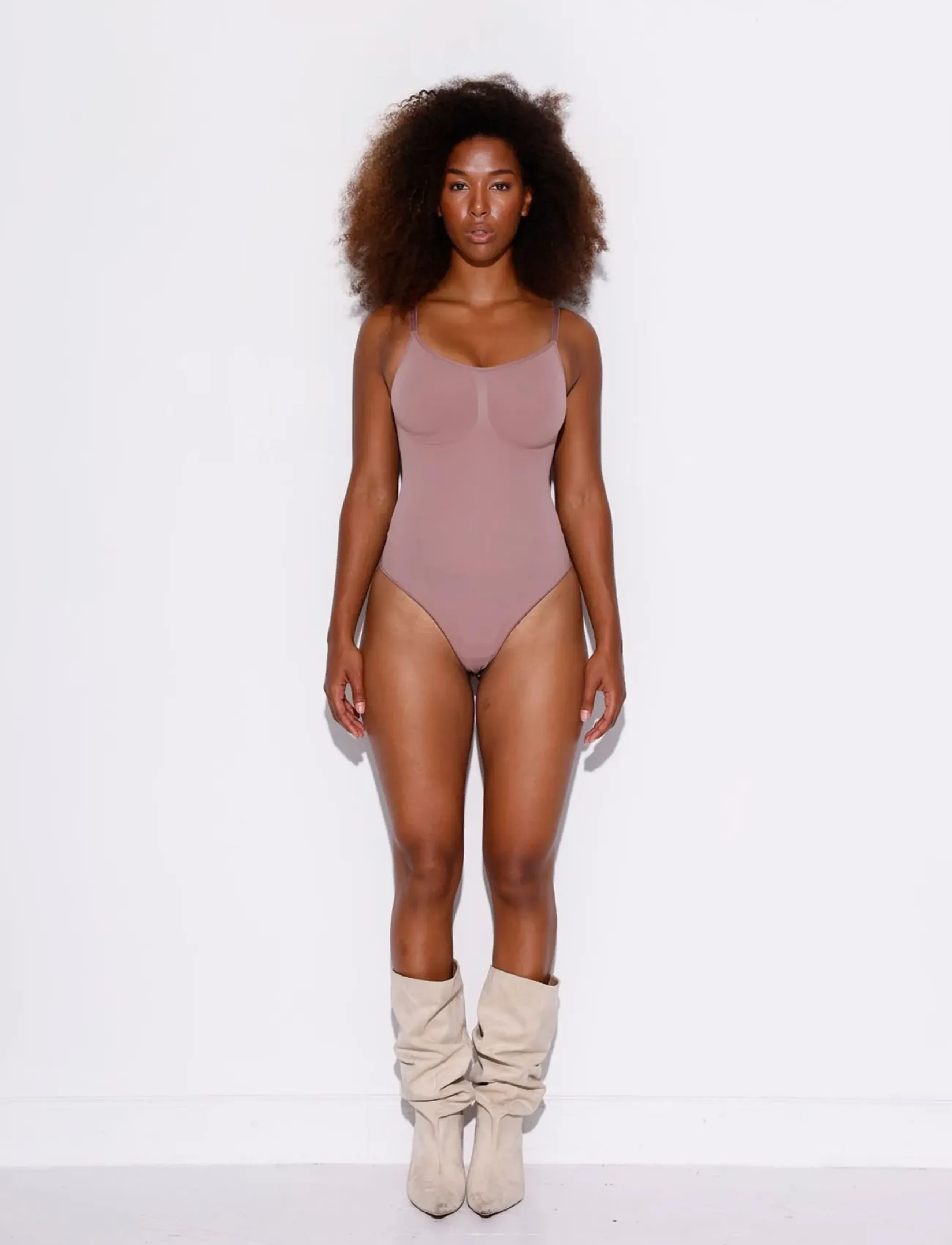 LYKKELAND ateliér - Coco Shapewear Bodysuit - Taupe - taupe - 2
