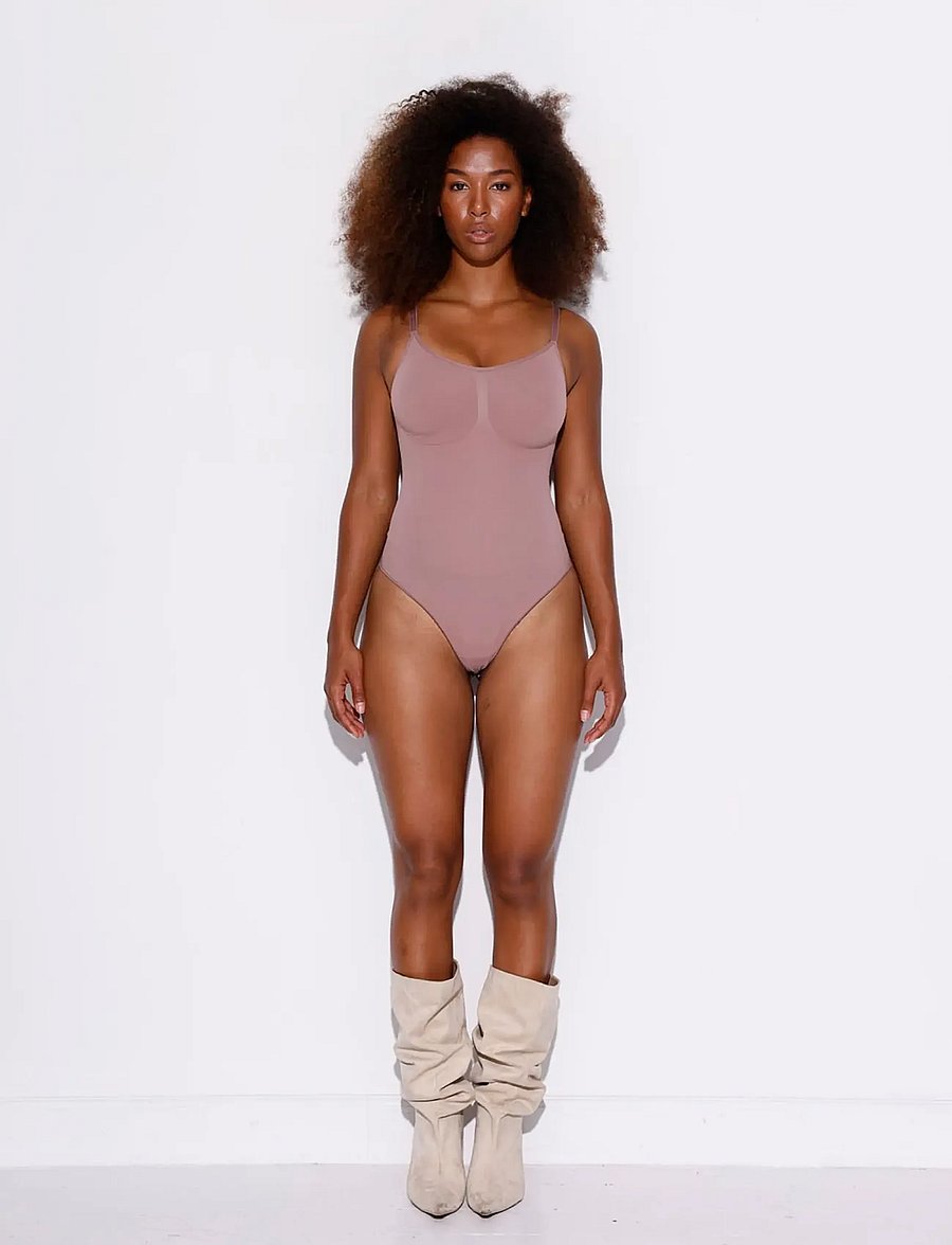 LYKKELAND ateliér - Coco Shapewear Bodysuit - Taupe - taupe - 2