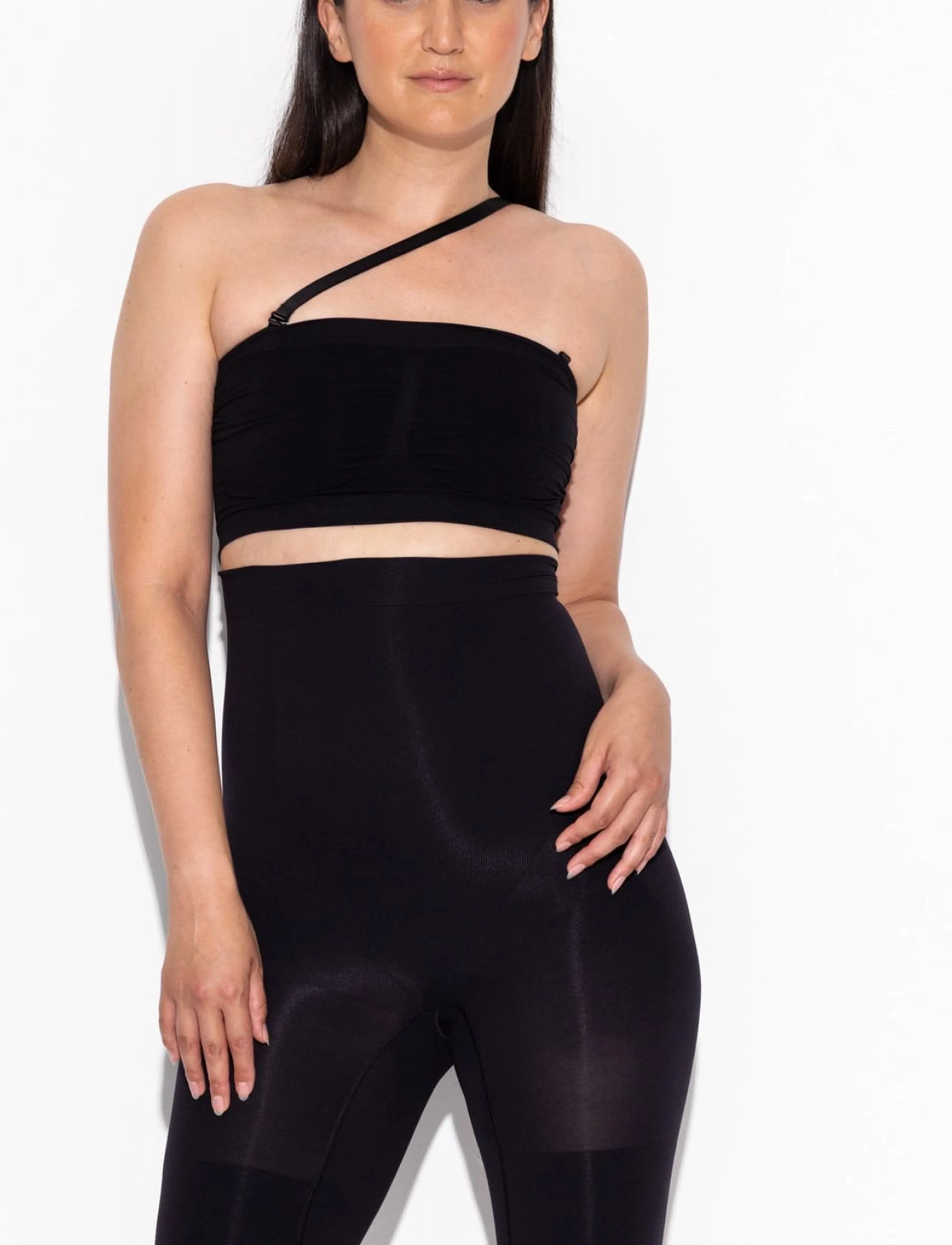LYKKELAND ateliér Second Skin Bandauer Black, 46-48, Shapewear, Schwarz - Oberteile, Frauen