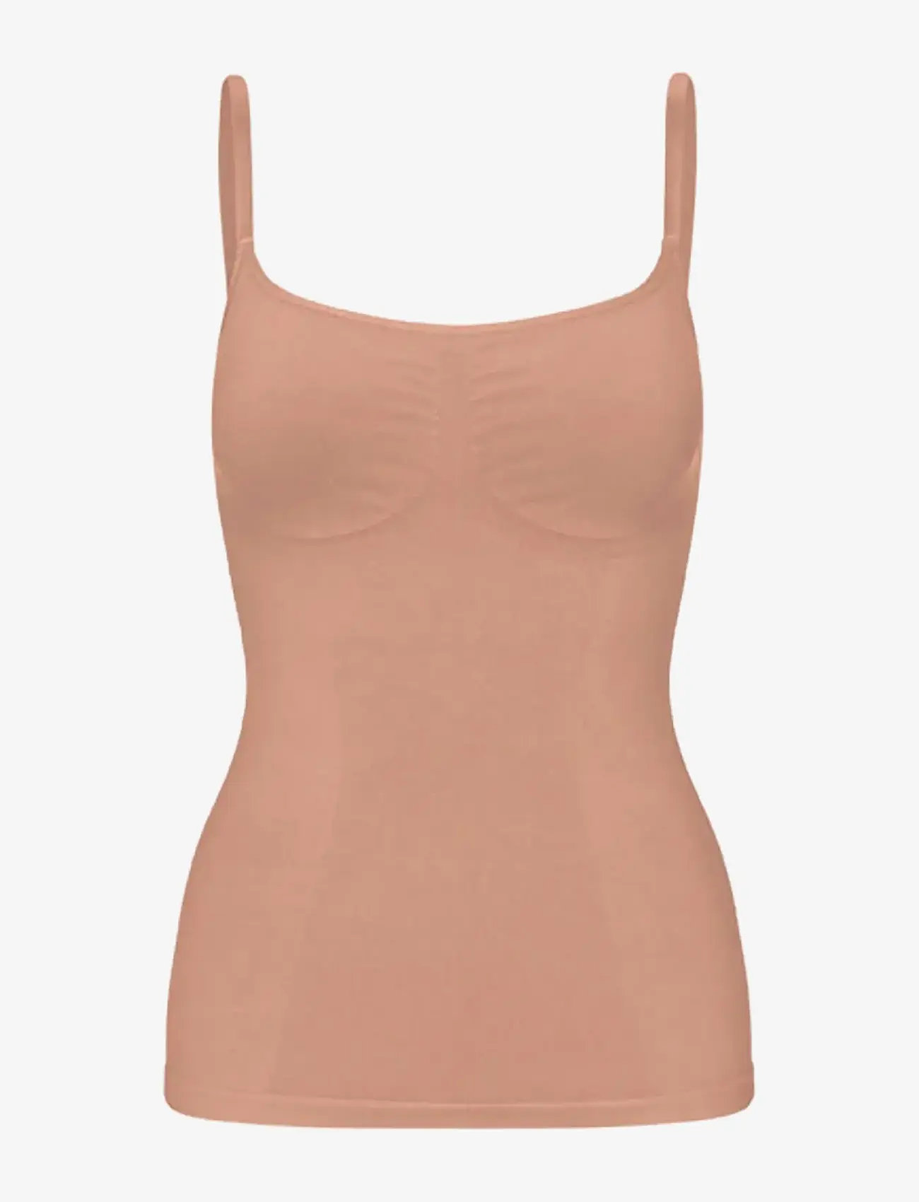 LYKKELAND ateliér - Second Skin Cami Top - Tan - toppe - tan - 1