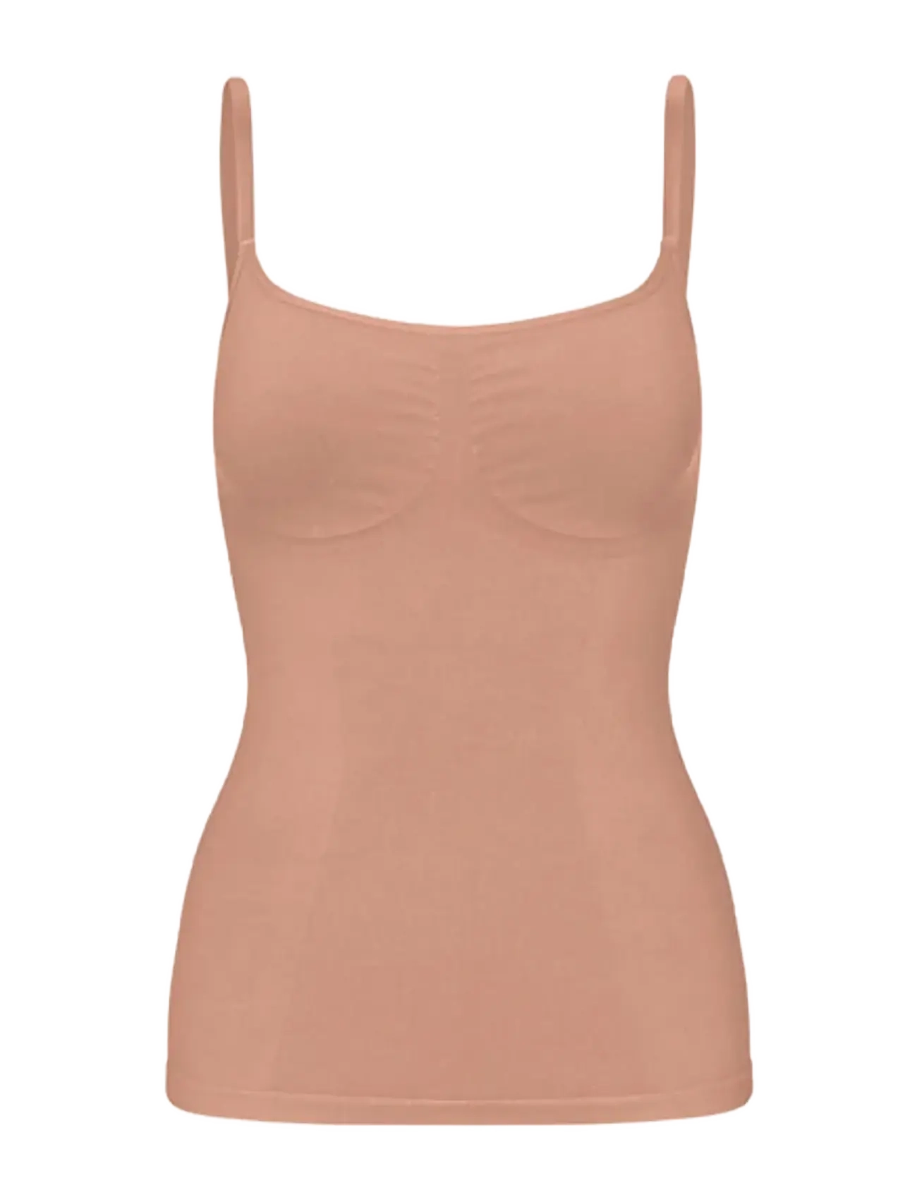 LYKKELAND ateliér Second Skin Cami Top - Tan - Festtøj - TAN / beige