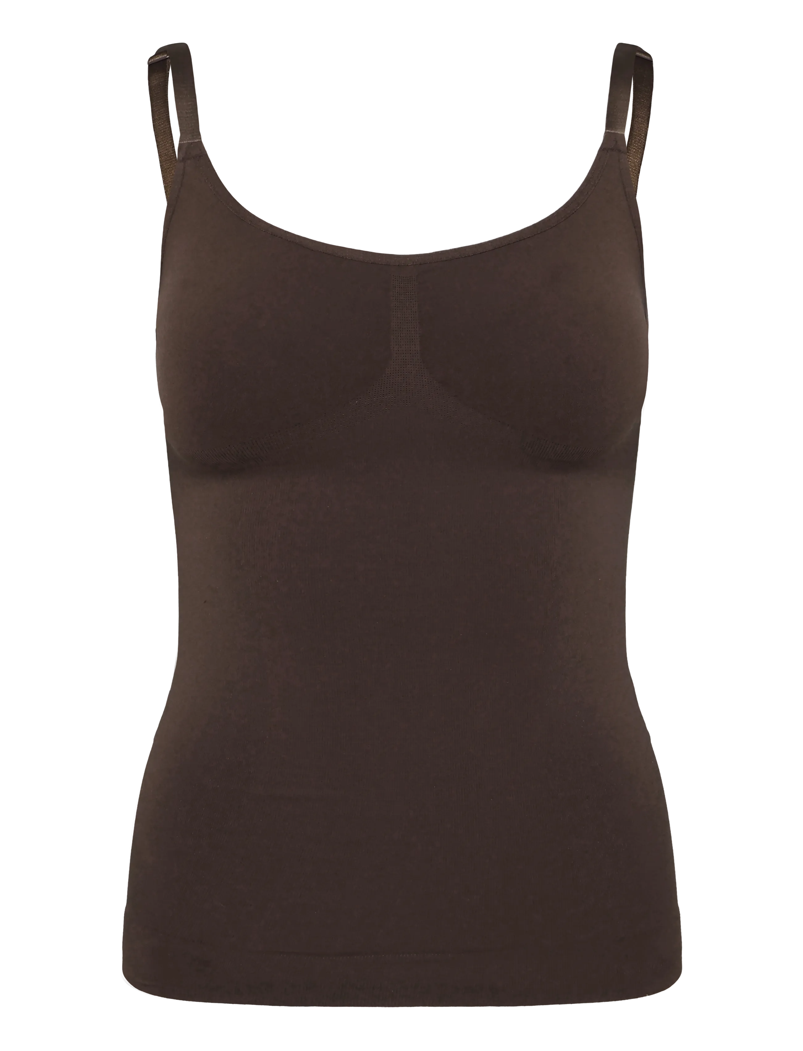 LYKKELAND ateliér Second Skin Cami Top - Chocolate - Besondere Anlässe - CHOCOLATE / brown