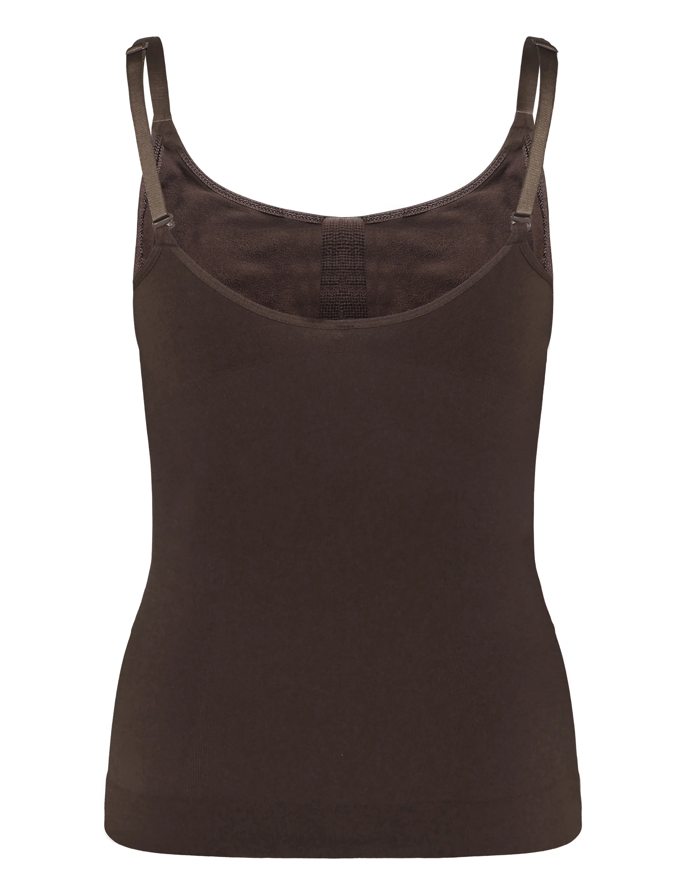 LYKKELAND ateliér - Second Skin Cami Top - Chocolate - shaping överdelar - chocolate - 2