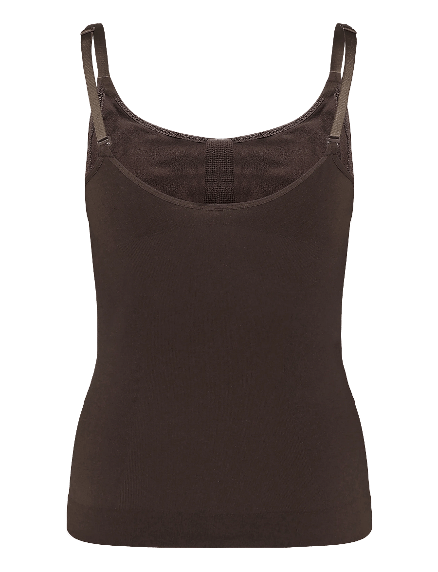 LYKKELAND ateliér - Second Skin Cami Top - Chocolate - shaping överdelar - chocolate - 2