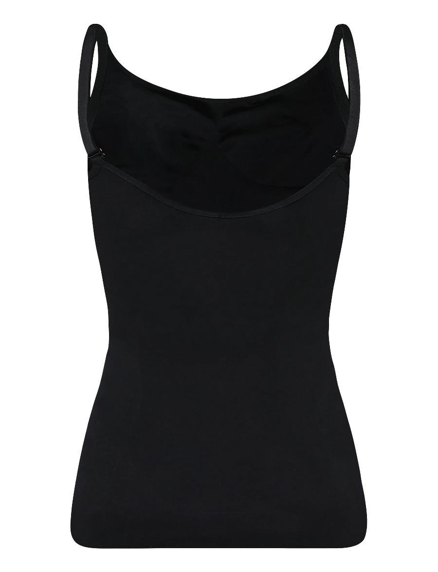 LYKKELAND ateliér - Second Skin Cami Top - Black - toppe - black - 2