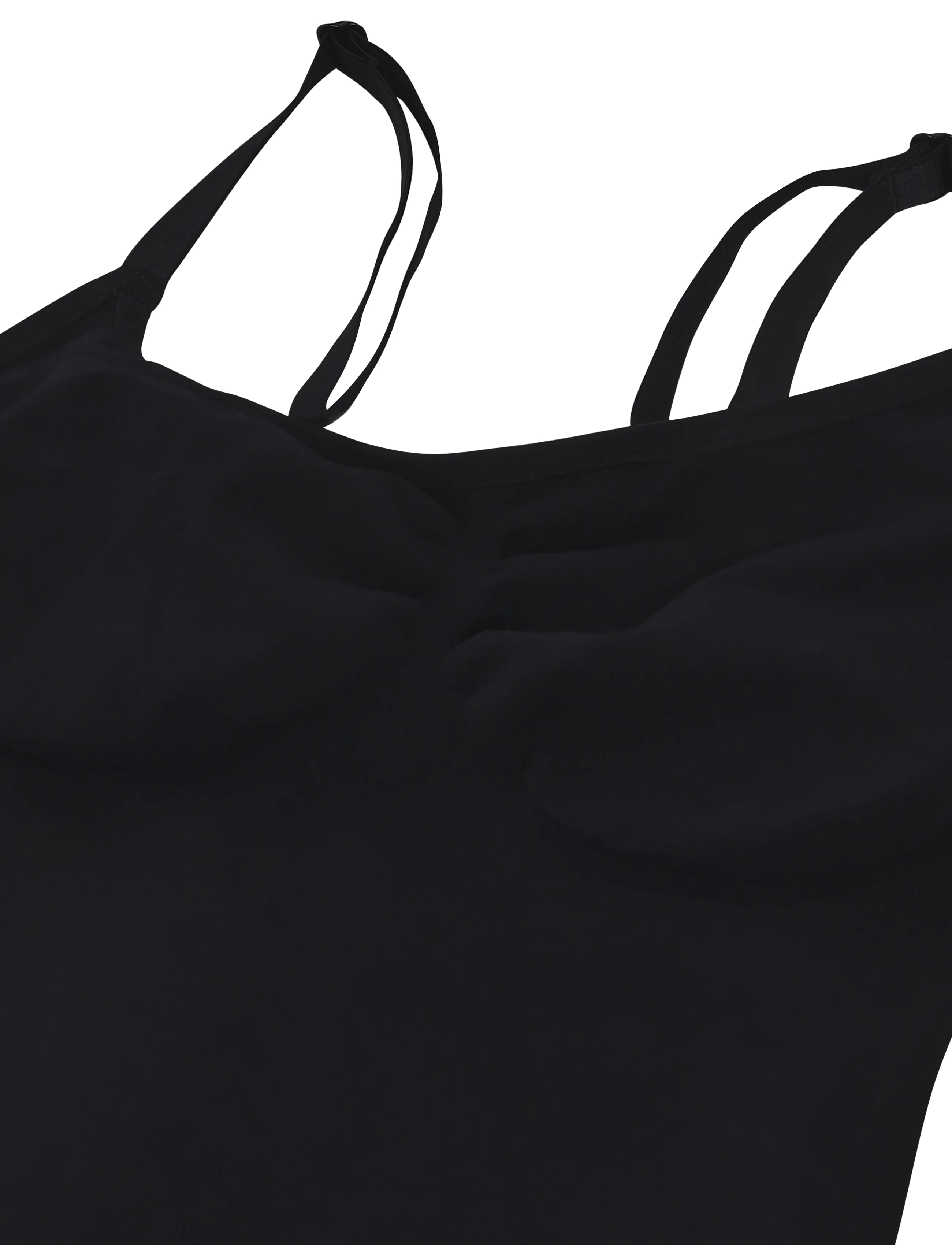 LYKKELAND ateliér - Second Skin Cami Top - Black - shapewear tops - black - 2