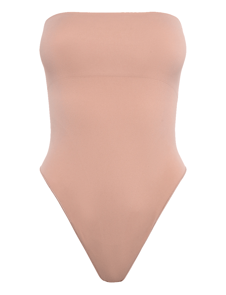 LYKKELAND ateliér - Second Skin High waist thong - Tan - shaping nederdelar - tan - 1