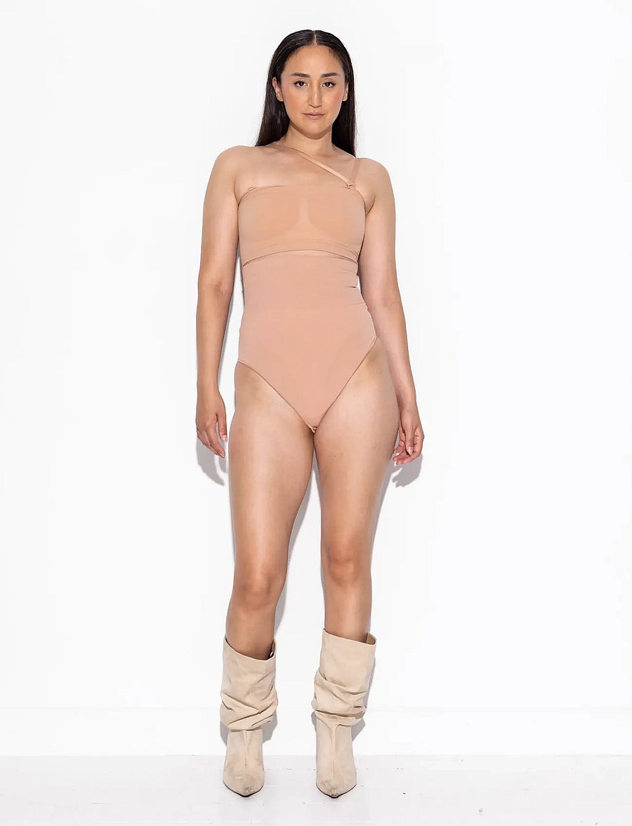LYKKELAND ateliér - Second Skin High waist thong - Tan - formende underdele - tan - 0