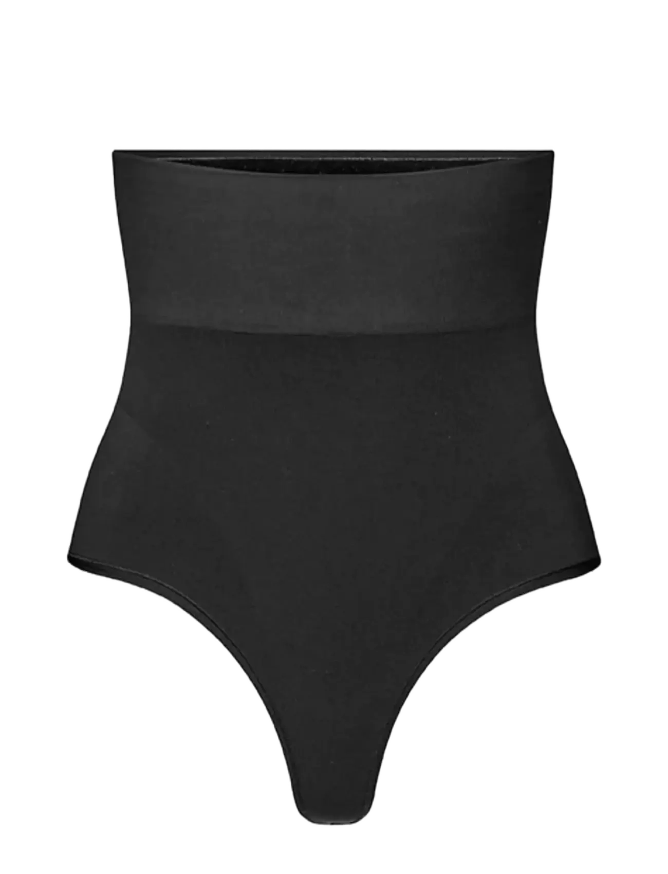 LYKKELAND ateliér Second Skin High waist thong - Black - Festtøj - BLACK / black