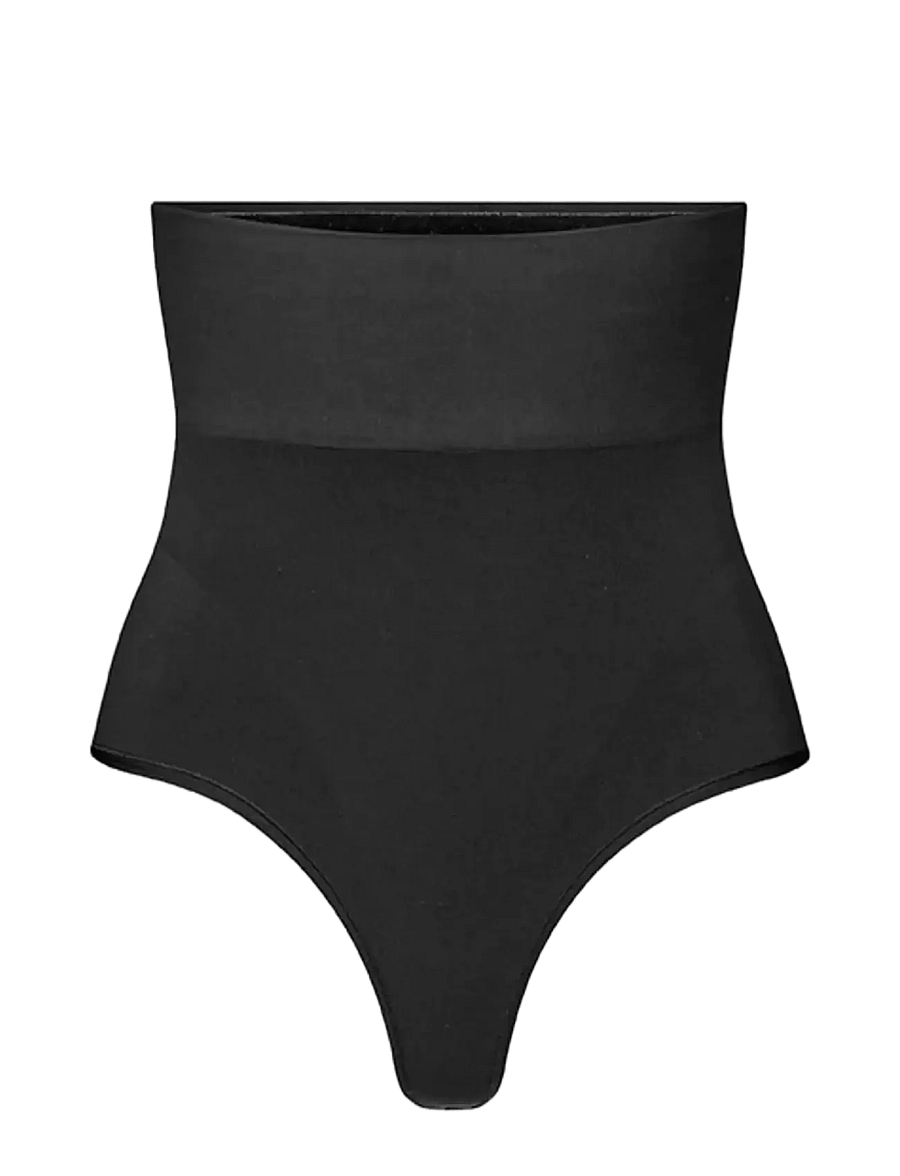 LYKKELAND ateliér - Second Skin High waist thong - Black - formende underdele - black - 1