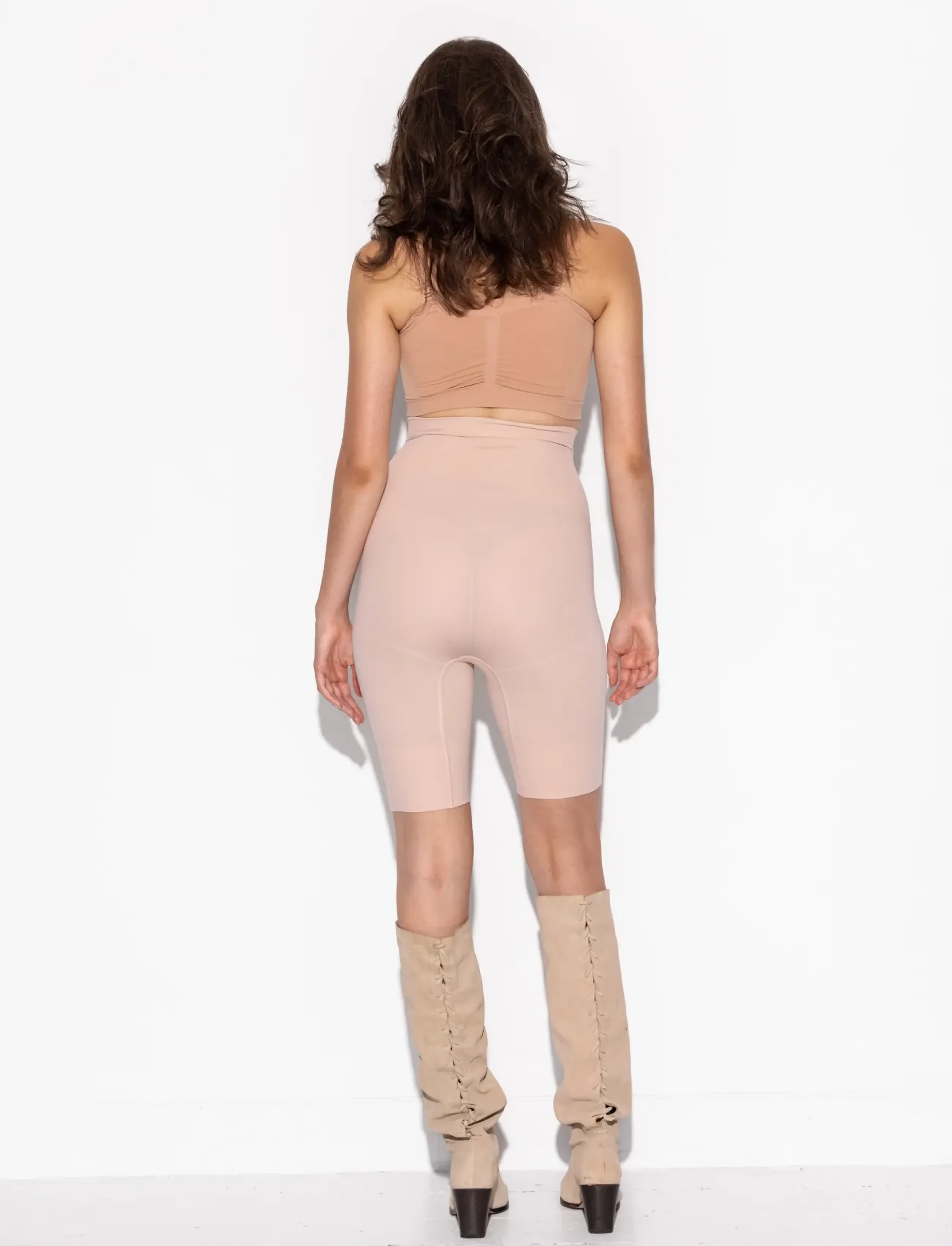 LYKKELAND ateliér - Alfie Shaping Shorts - Dust Rose - shaping nederdelar - dust rose - 4