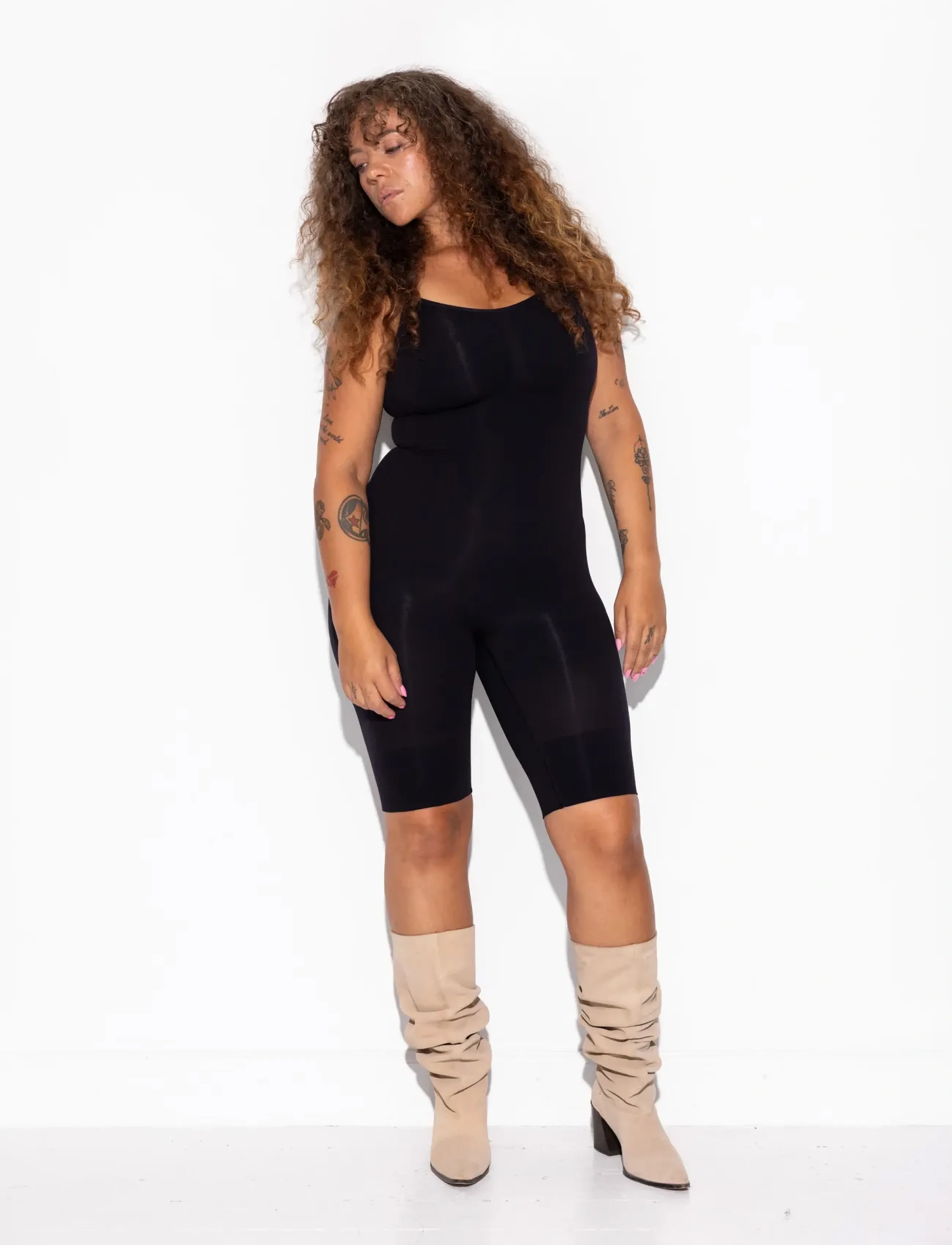LYKKELAND ateliér Honey Shaping Bodysuit Black, 34-40, Shapewear, Schwarz - Oberteile, Frauen