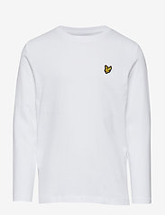 Lyle & Scott Junior - Classic L/S T-Shirt - t-krekli ar garām piedurknēm - bright white - 0