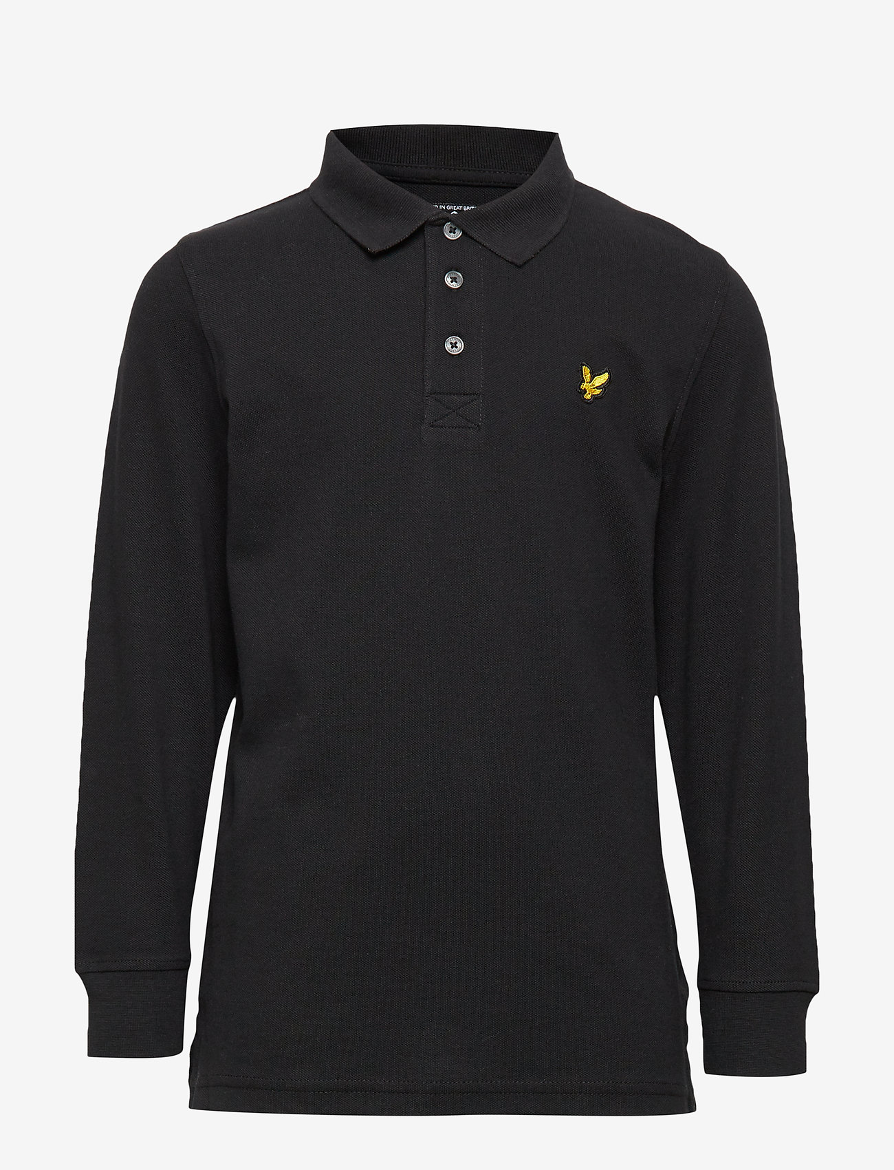 Classic  L/S Polo - BLACK