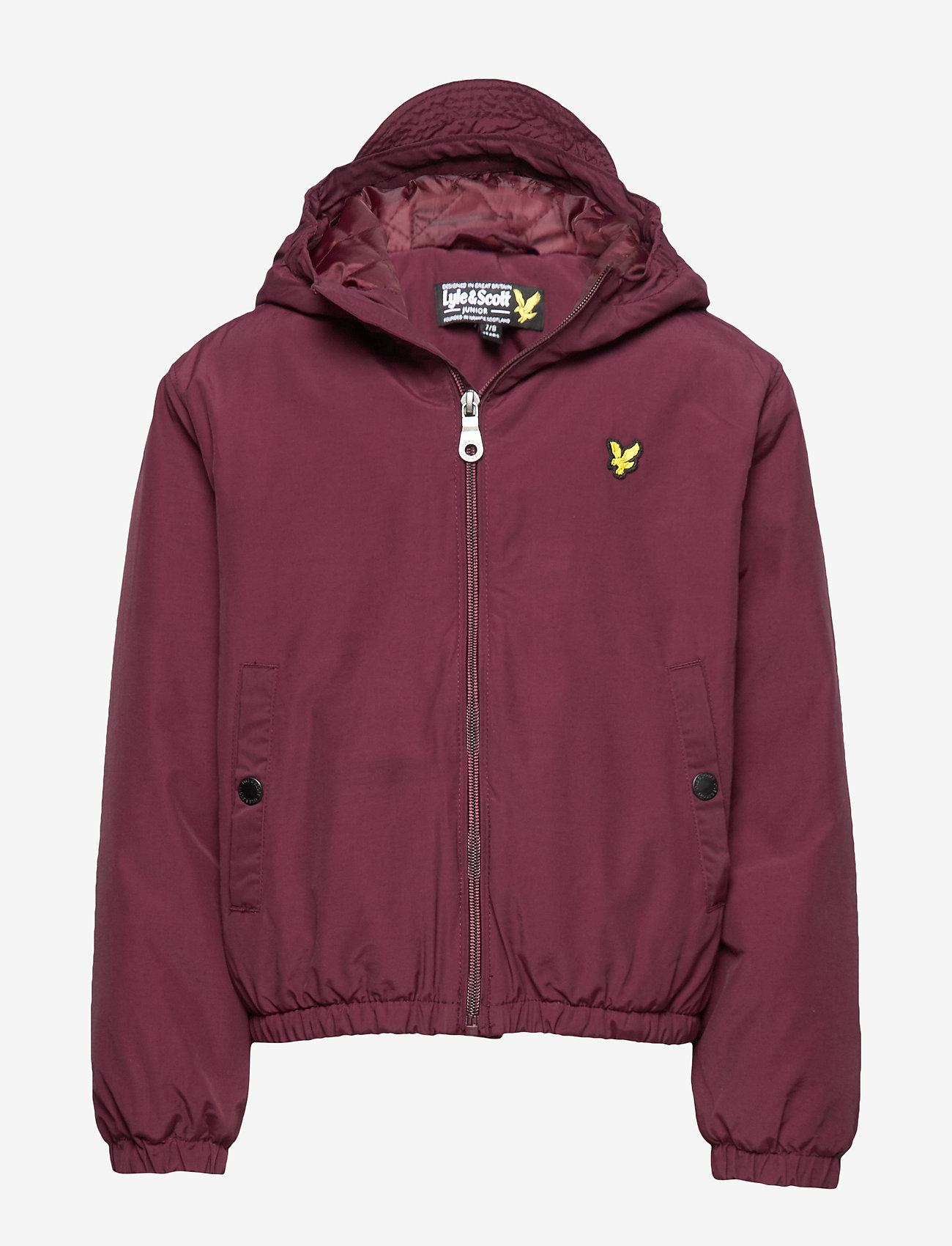 Zip Through Hooded Jacket - WINETASTING