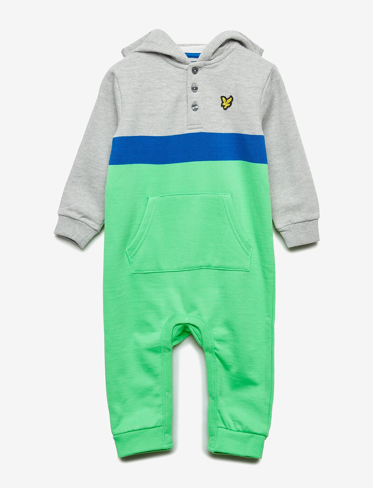Lyle & Scott Junior - Fleece Romper - light vintage grey heather - 0