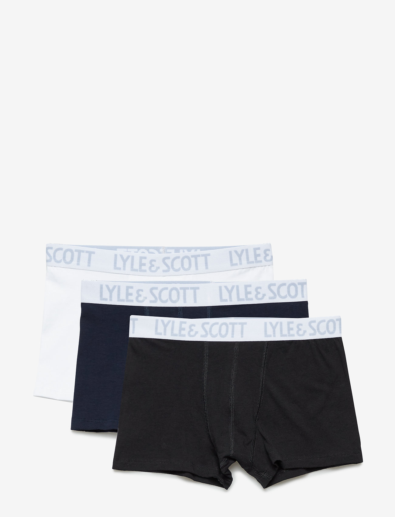 Solid 3 Pair Boxers - MULTI COLOURED