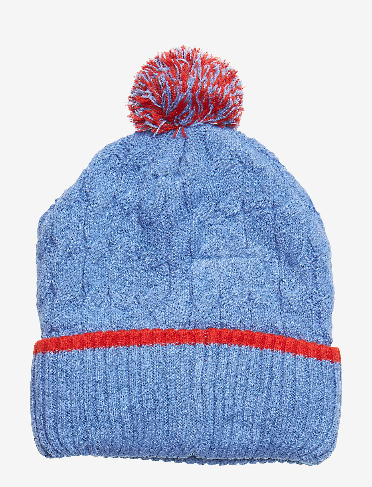 Lyle & Scott Junior - Knitted Beanie with Bobble - sky blue - 1