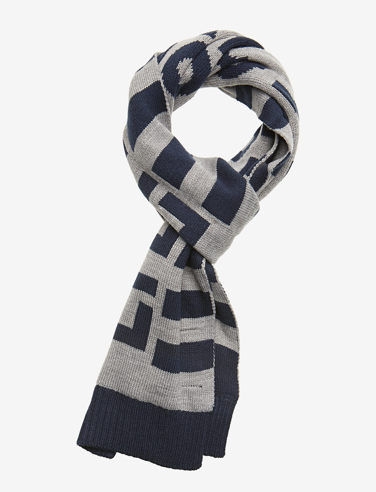 Lyle & Scott Junior - Neutral Stripe Scarf - vintage grey heather - 0