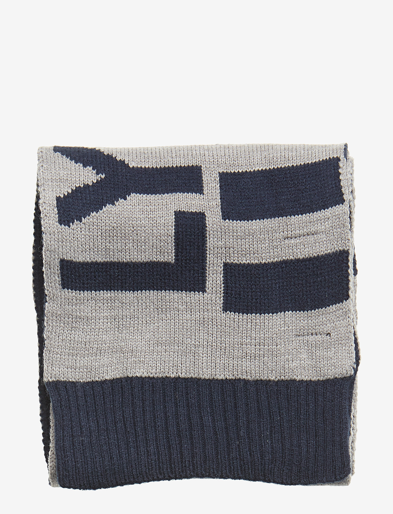 Lyle & Scott Junior - Neutral Stripe Scarf - vintage grey heather - 1