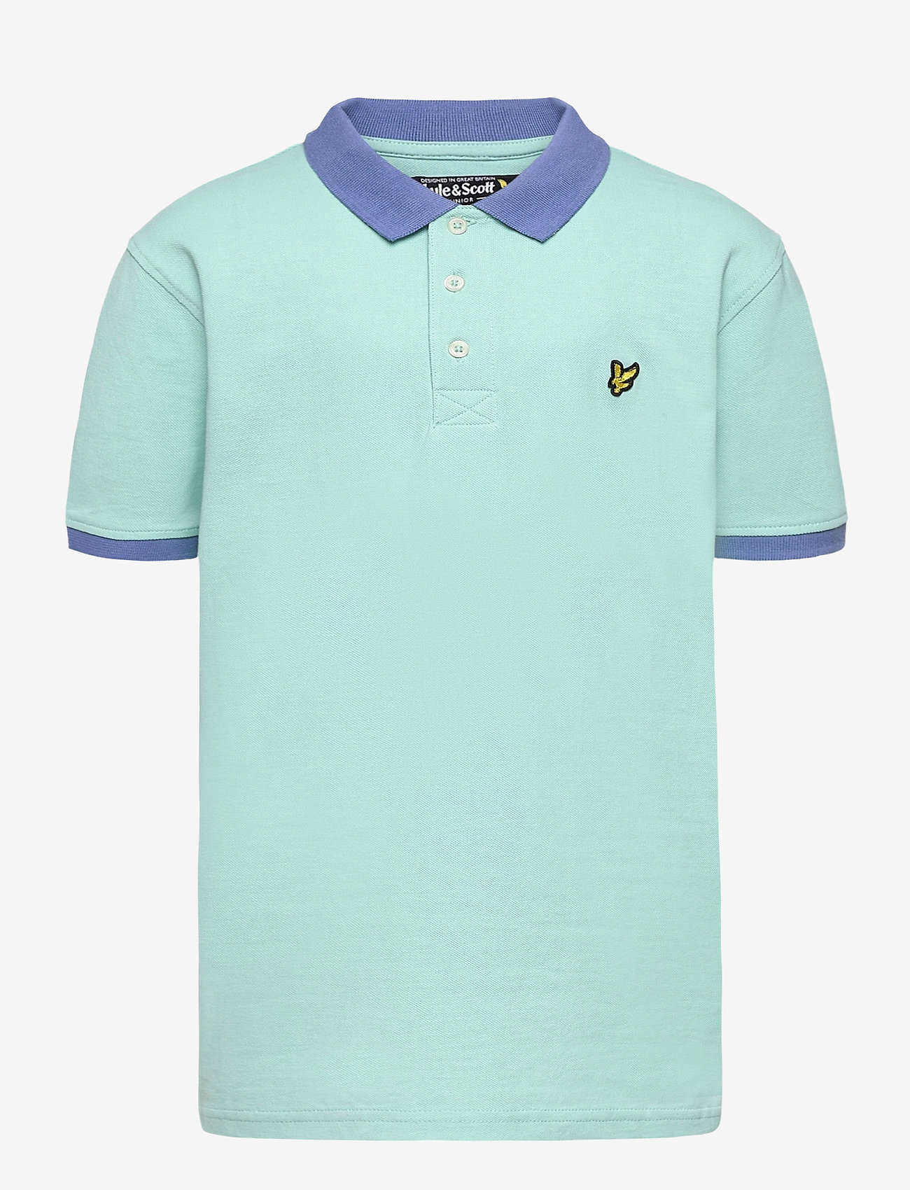 Lyle & Scott Junior - Ringer Polo Shirt - aqua sky - 0