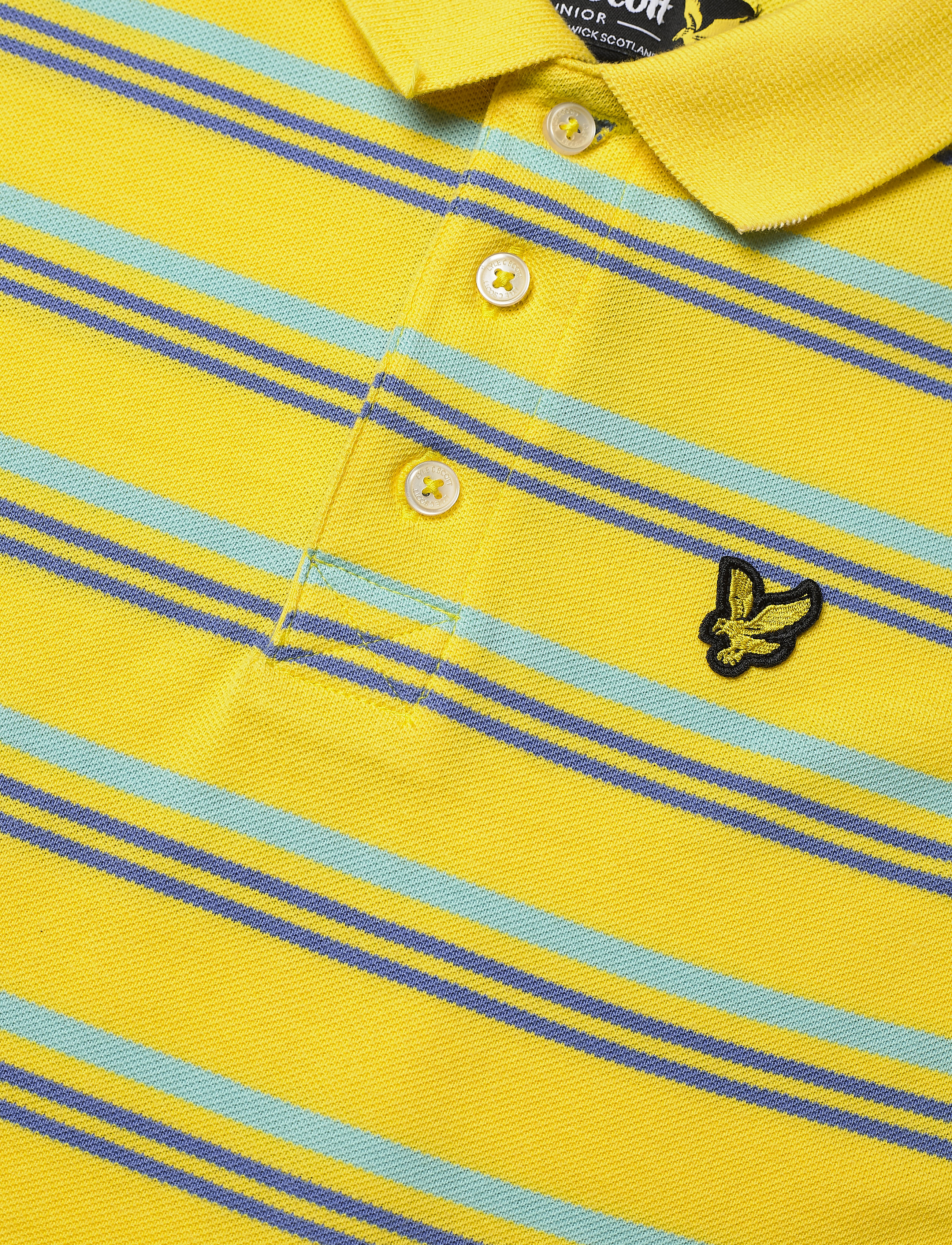 Lyle & Scott Junior - Stripe Polo - dandelion - 2