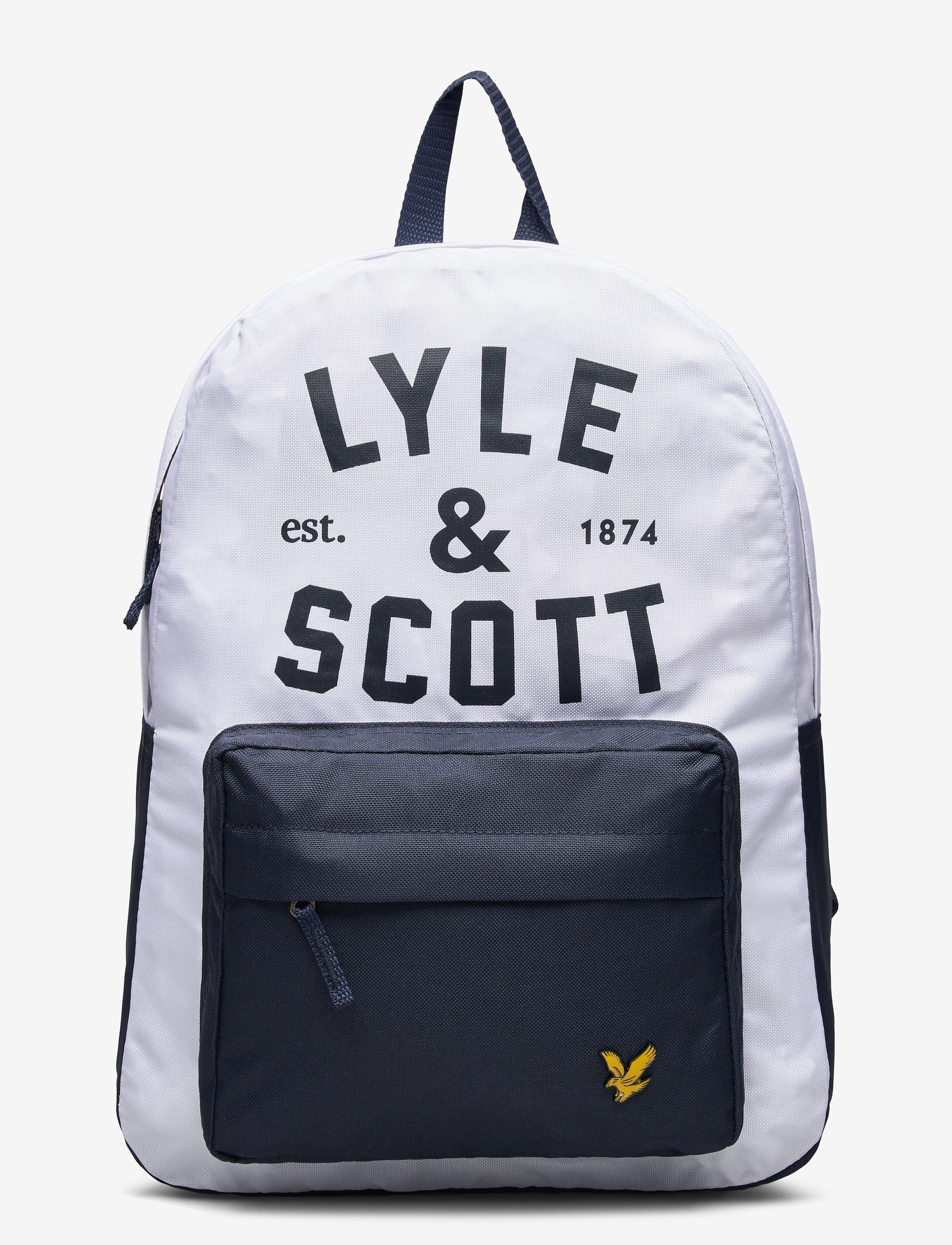 Lyle & Scott Junior - Graphic Logo Back Pack Bright White - bright white - 0