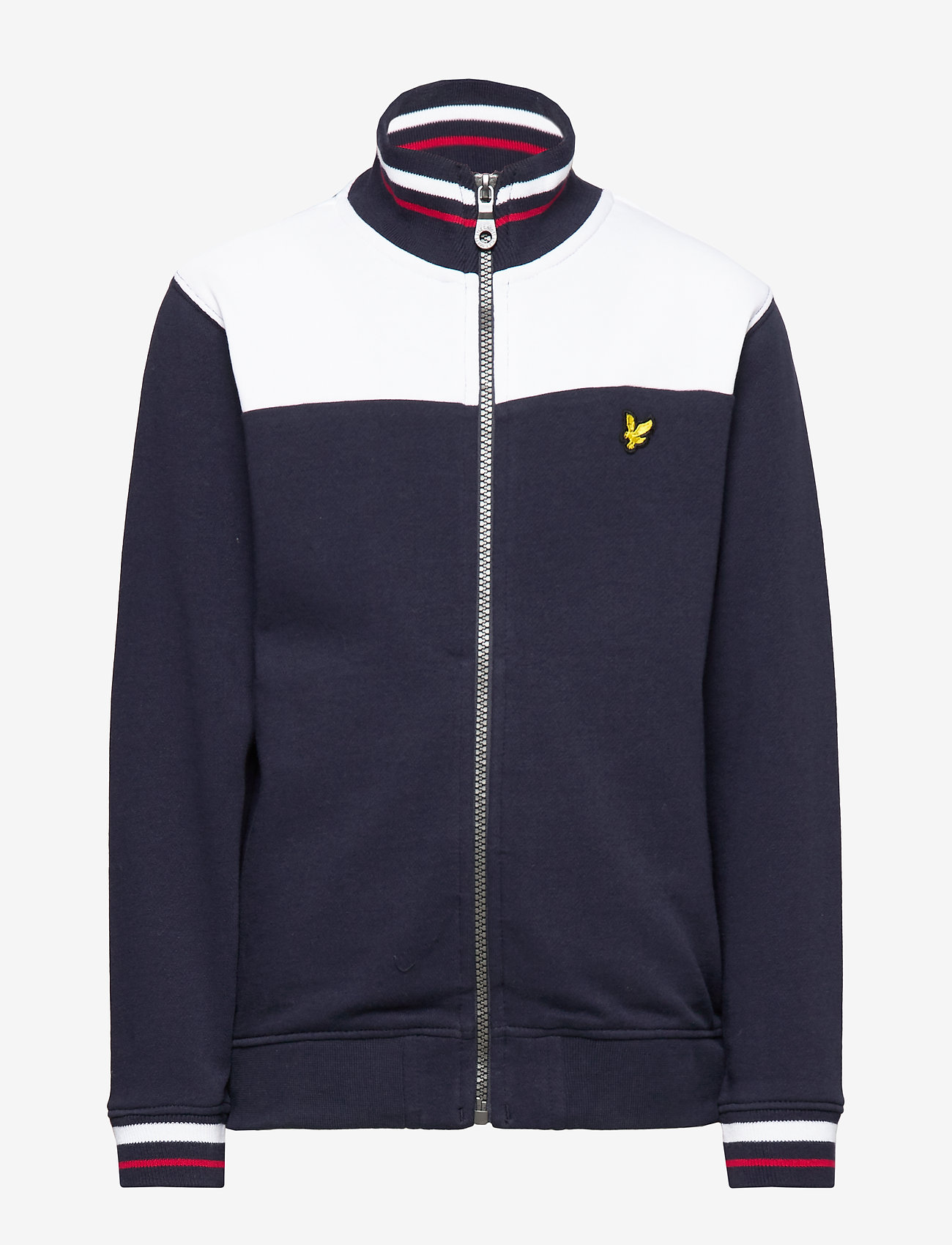 Lyle & Scott Junior - Tipped Funnel Neck Sweat Jacket - navy blazer - 0