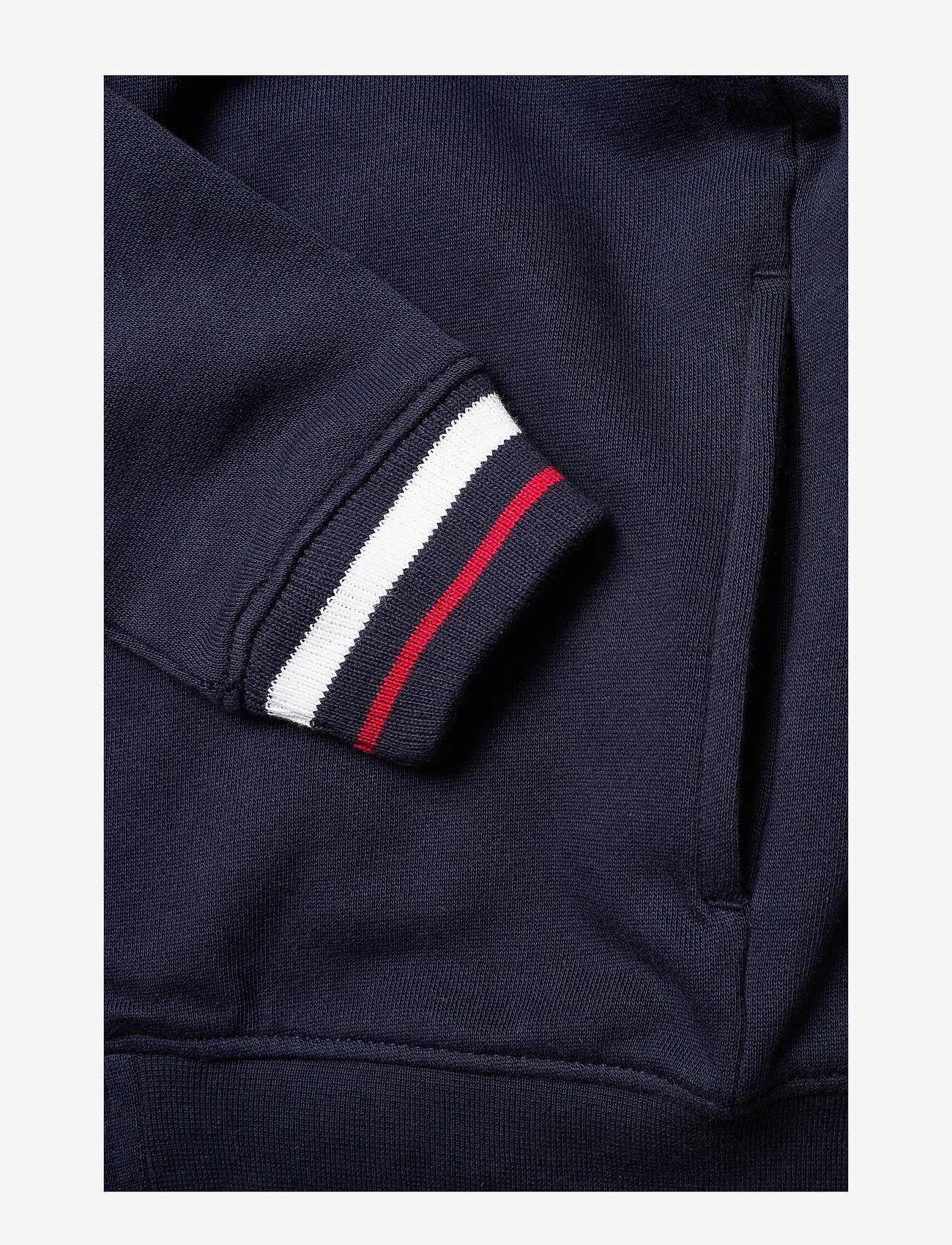 Lyle & Scott Junior - Tipped Funnel Neck Sweat Jacket - navy blazer - 3