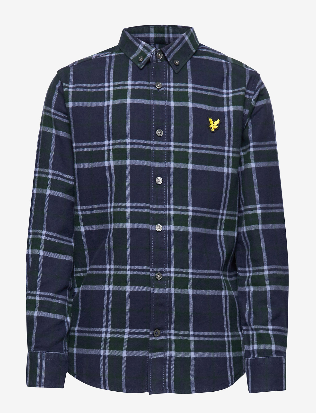 Lyle & Scott Junior - Check Flannel Shirt - pine grove - 0