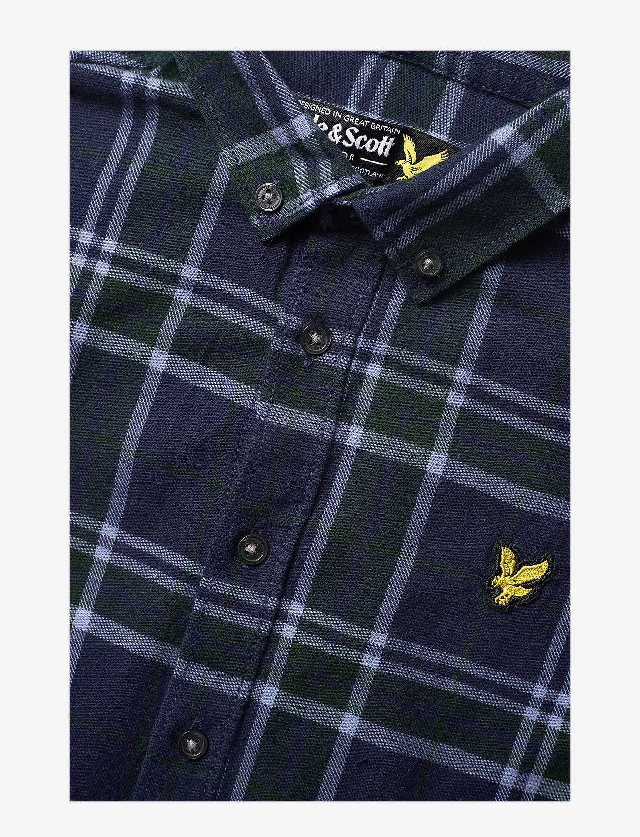 Lyle & Scott Junior - Check Flannel Shirt - pine grove - 2