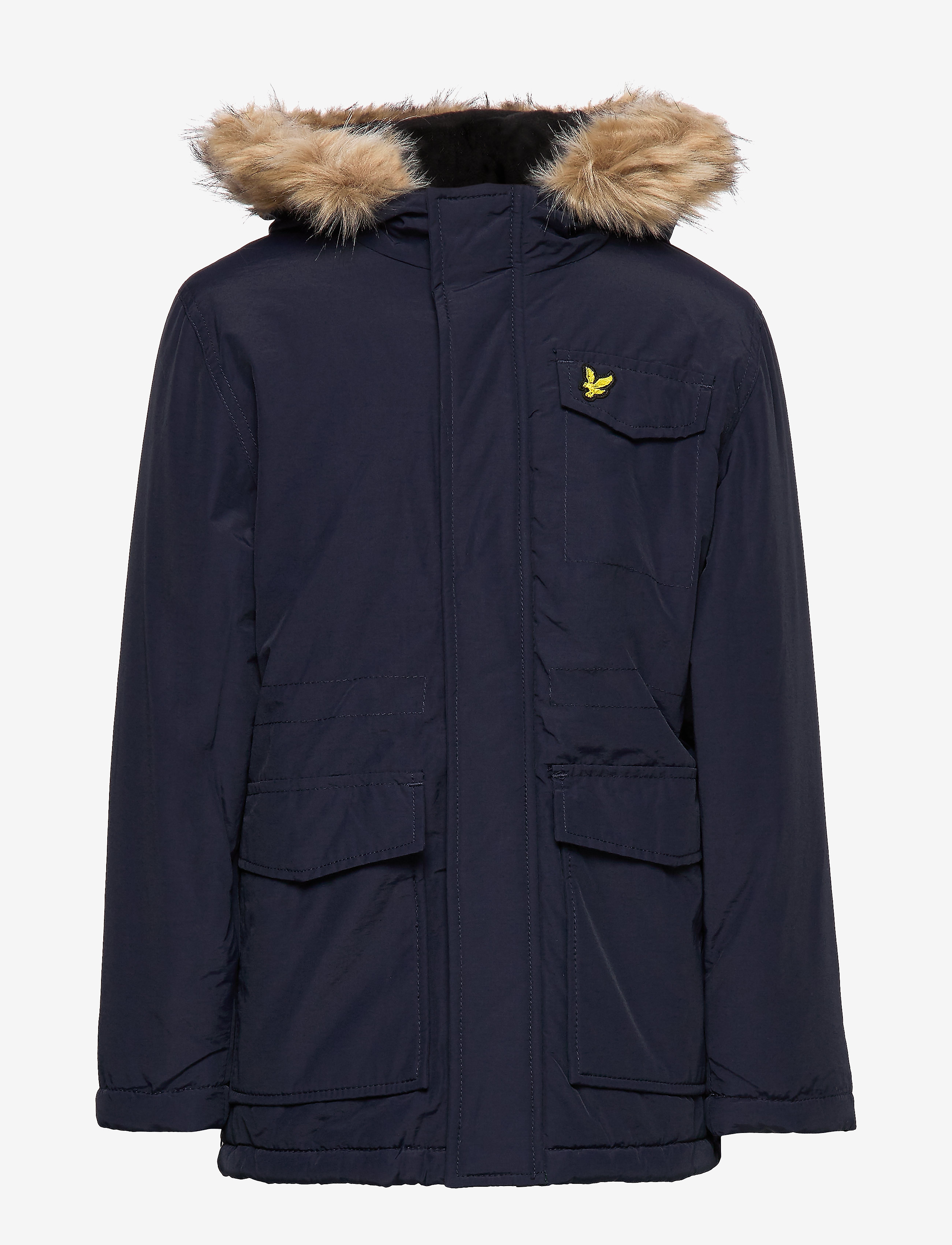 Lyle & Scott Junior - Winter Weight Micro Fleece Lined Parka - navy blazer - 1
