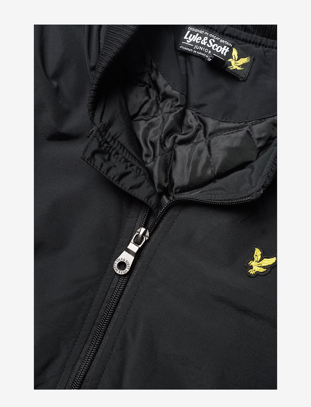 Lyle & Scott Junior - Wadded Bomber Jacket - black - 2