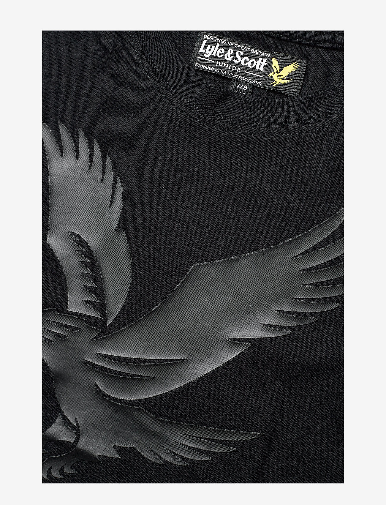 Lyle & Scott Junior - Tonal Eagle Logo T-Shirt - black - 2
